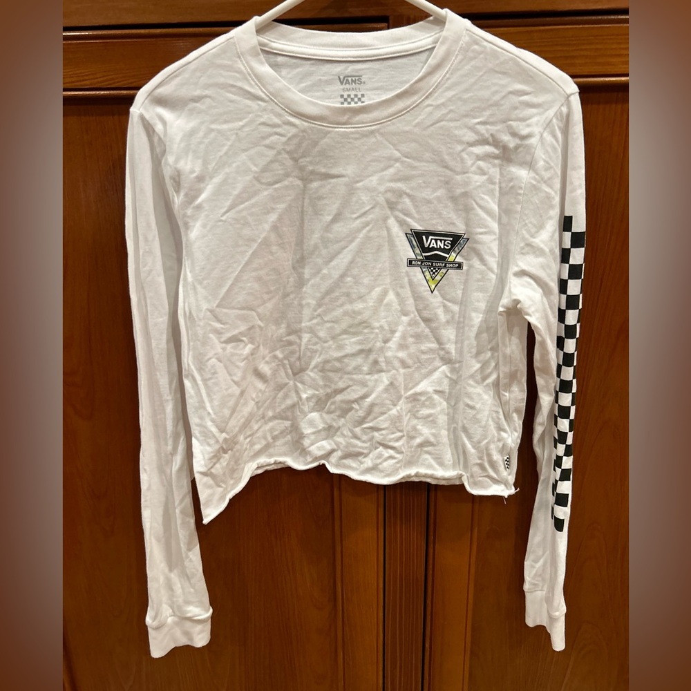 Vans cropped long sleeve shirt